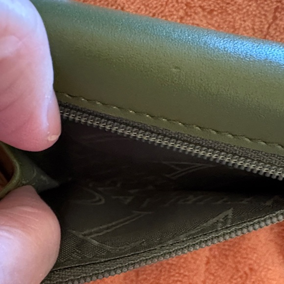 Furla Olive Perforated Wallet - Picture 7 of 7